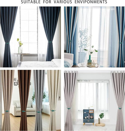 2 PCS Magnetic Curtain Tiebacks, European Style Convenient Drape Tie Backs - Image 4