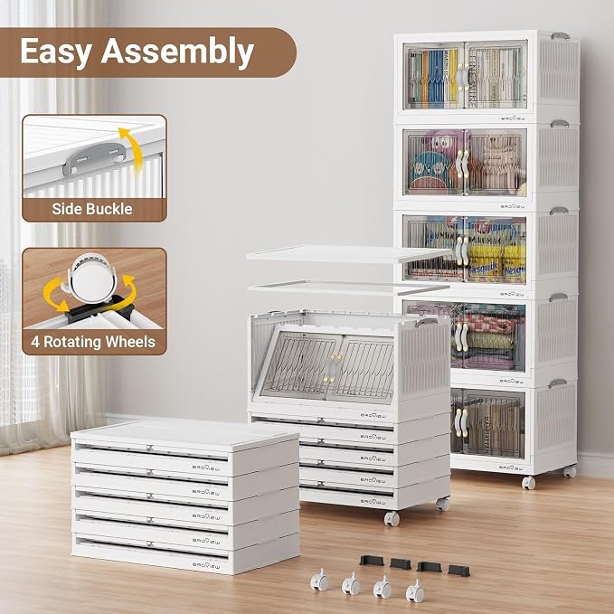 BROVIEW 480Qt Stackable Storage Bins - Image 7
