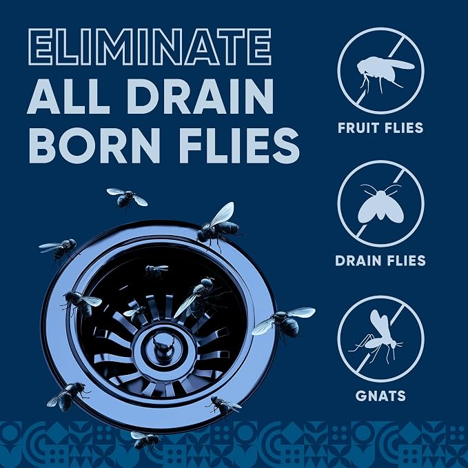 Fruit Fly Drain Treatment | Drain Fly Eliminator | All-Natural, Eliminates Gnats - Image 4