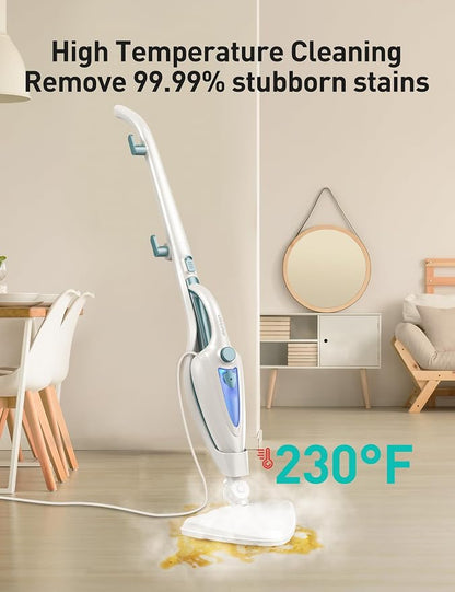 12-in-1 Steam Mop, Fast 15-Sec Heat-Up, 1500W Detachable Handheld Steam Cleaner - Image 2