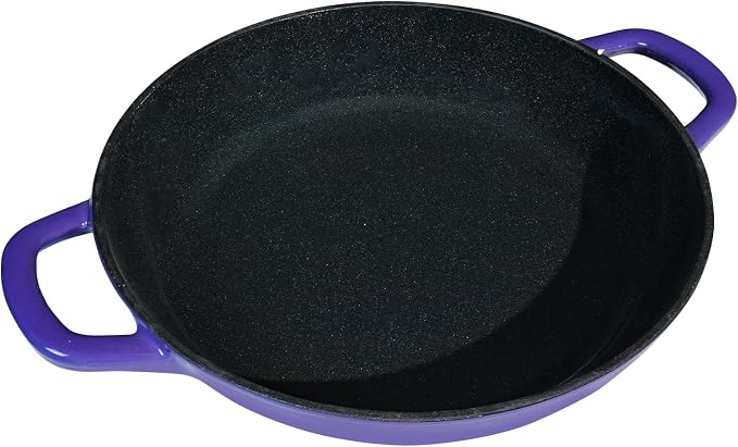 Flavehc Braiser Enameled Cast Iron Braiser 3 qt Braiser Pan - Image 6
