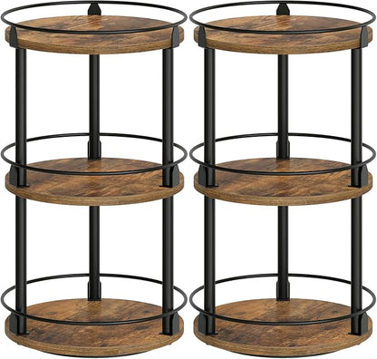 YATINEY Spice Rack, 3-Tier Turntable Organizer by Yatiney