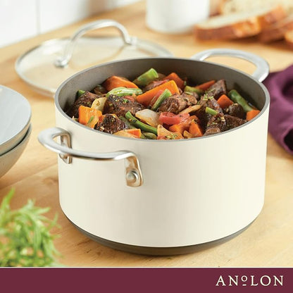 Anolon Achieve Hard Anodized Nonstick Saucepot - Image 7