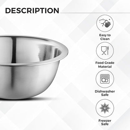 AVADOR Premium Stainless Steel Mixing Bowls, Space Saving - Image 3