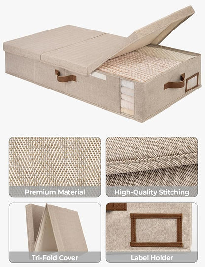 StorageWorks 2-Pack Jumbo Under Bed Storage Bins - Image 4