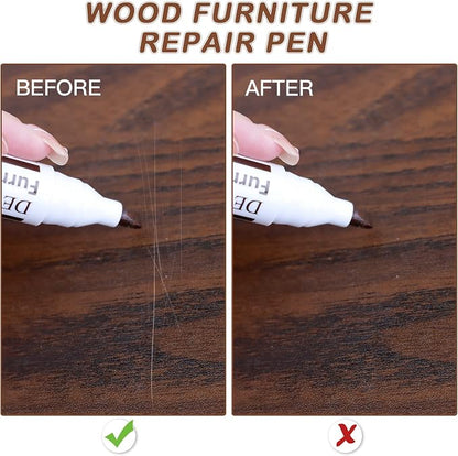 New Upgrade Furniture Pens for Touch Up, 12 Colors Wood Scratch Repair Markers - Image 4
