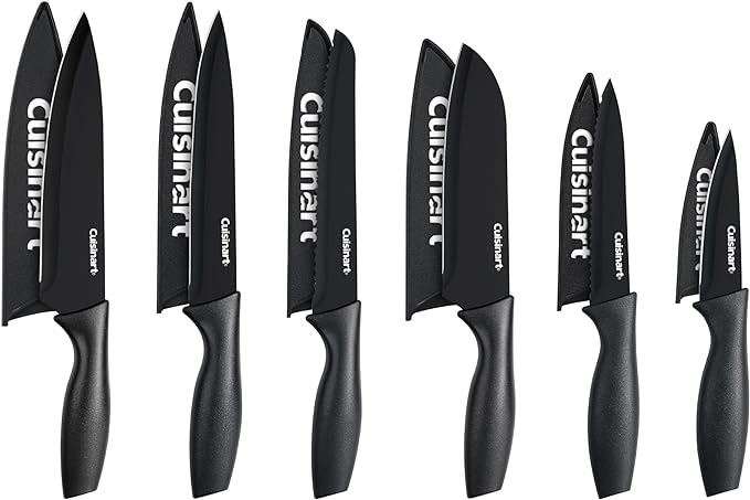 Cuisinart Knife Set, Lightweight, Stainless Steel, Durable & Dishwasher Safe by Cuisinart
