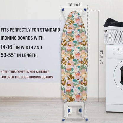 Ironing Board Cover and Pad 15x54 Inch Standard Ironing Board Cover - Image 2