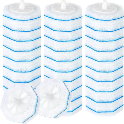 30 Count Toilet Brush Refills Disposable Bowl Cleaners Compatible by HDOET