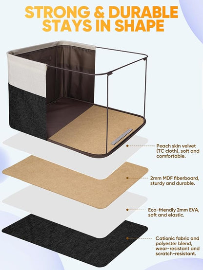 BALEINE 3 Pack Fabric Closet Storage Bins - Image 3