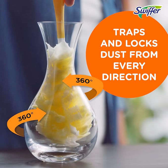 Swiffer Dusters Refill for Cleaning, Feather & Microfiber Duster Disposable - Image 7