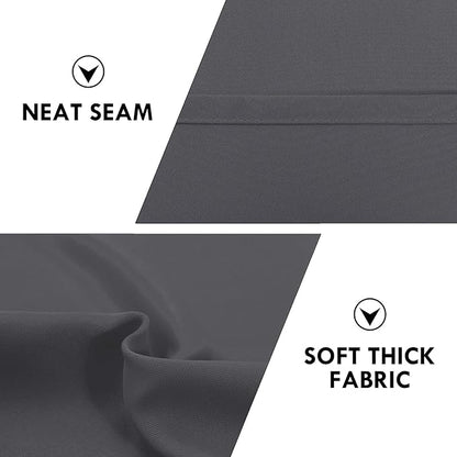 DWCN Bedroom Curtains Blackout Drapery Panels 54 Inch Length 2 Panels Set - Image 5