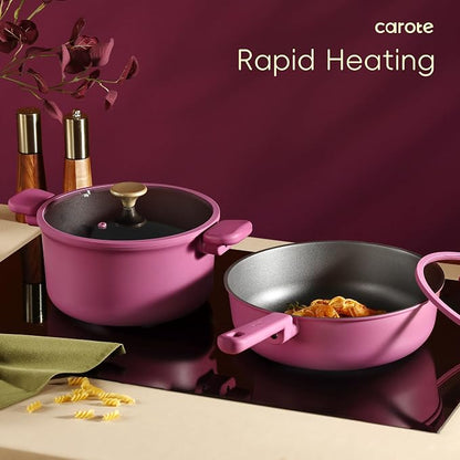 CAROTE Non Stick Pots and Pans Set, Cookware Sets Nonstick, Kitchen Cooking Set - Image 7