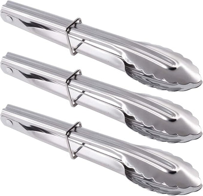 HINMAY Mini Stainless Steel Serving Tongs Small Tongs by HINMAY