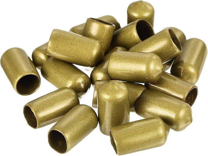 uxcell 20pcs Rubber End Caps 11mm ID Vinyl Round Tube Bolt Cap Cover Thread - Image 4
