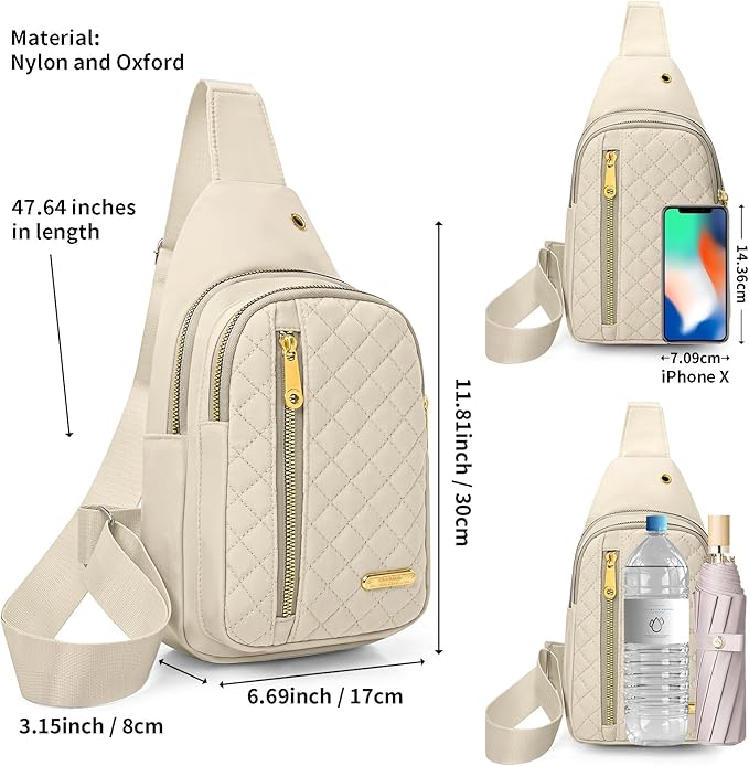Small Sling Bag For Women Men Casual Crossbody Sling Backpack