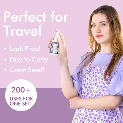 Toilet Spray 2Oz, Lavender Scent, Bathroom Deodorizer, Travel Size Air - Image 4
