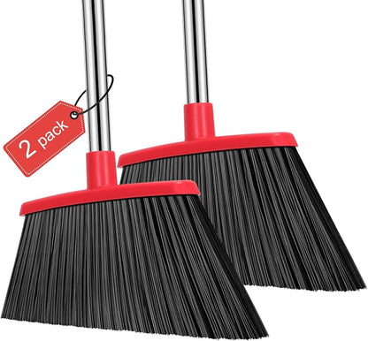 NACENA Heavy Duty Broom, 55 Inch Long Handle Outdoor Large Angle Brooms by NACENA