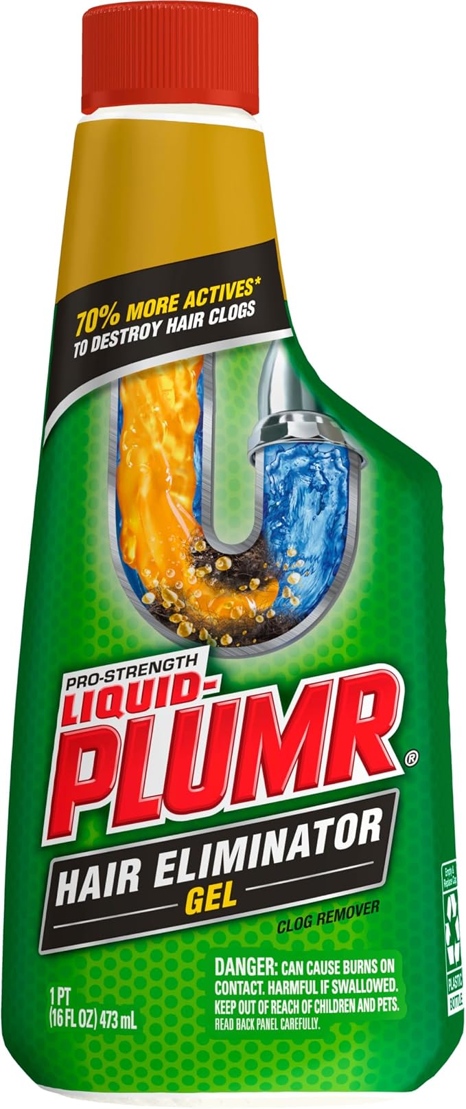 Liquid-Plumr Pro-Strength Hair Eliminator Gel Clog Remover, Hair Clog Remover - Image 9
