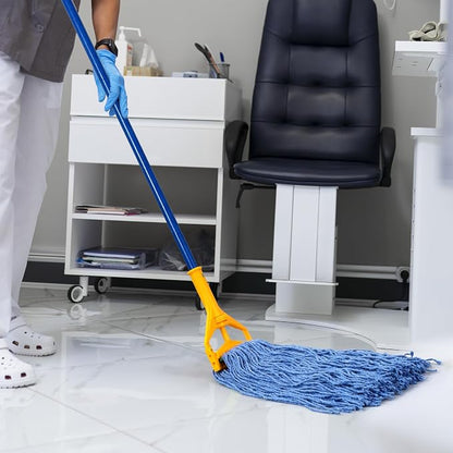 Matthew Cleaning 20oz 3Pack Cotton Floor Mop, Cotton Looped-Open String Heavy - Image 3