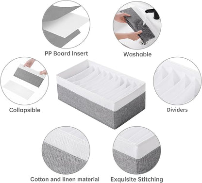 4 Packs T-shirt Drawer Organizers - Image 5