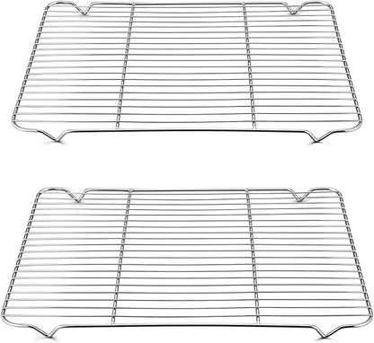 TeamFar Cooling Rack, 16.6” x 11.45” Stainless Steel Wire Baking Rack by TeamFar