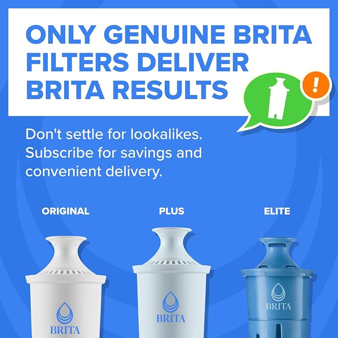 Brita Small 6 Cup Water Filter Pitcher, 1 BritaPlus Filter - Image 8