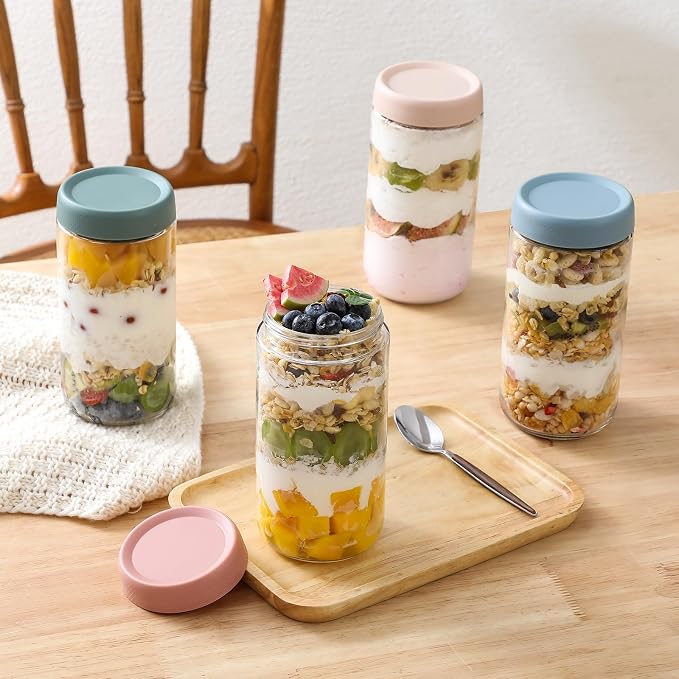 NETANY 6-pack 24oz Glass jars - Image 5