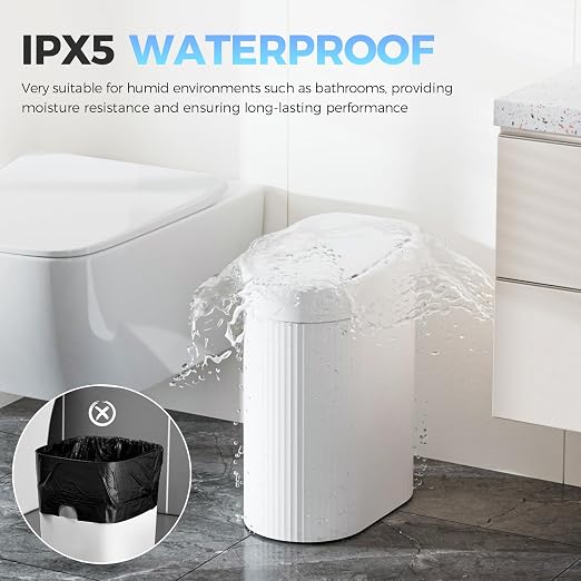 jinligogo 2 Pack 5 Gallon Bathroom Trash Can - Image 4