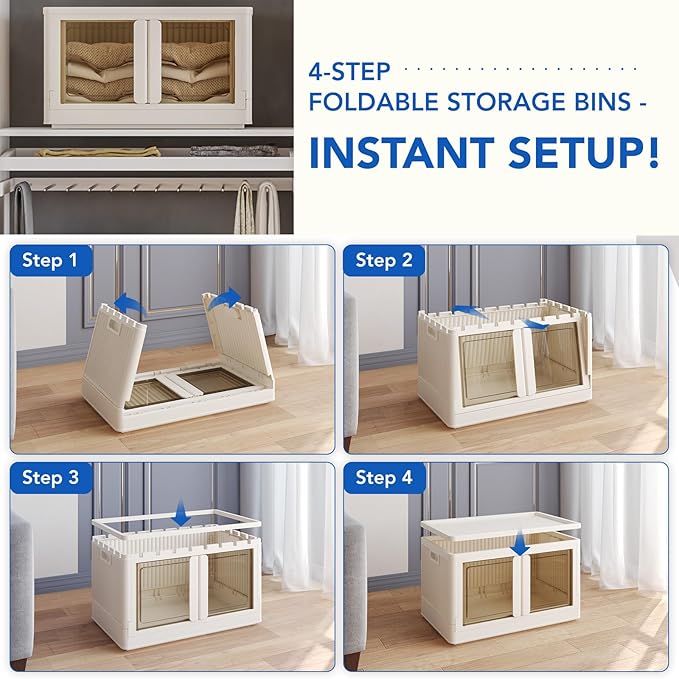 FLEXIMOUNTS 110 QT Stackable Storage Bins - Image 8