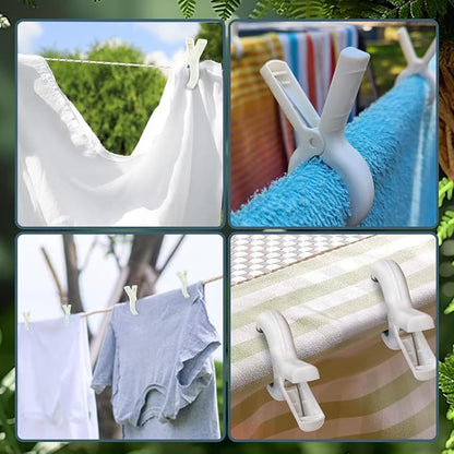Extra LargeTowel Clips for Beach Chairs 3 Pack, 3.7 Inch Beach Towel Clips - Image 8