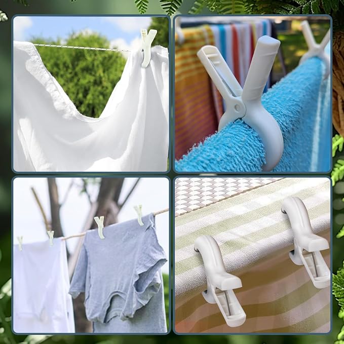 Extra Large Beach Towel Clips 15Pack, Swimming Pool Boat Towel Clips, Increase - Image 8