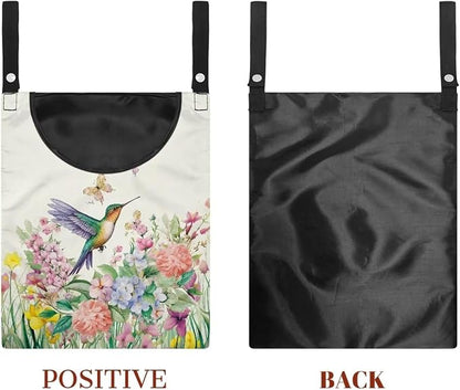 Hummingbird Handy Clothespin Bags Floral Space-Saving Clothespin Storage Hanger - Image 7