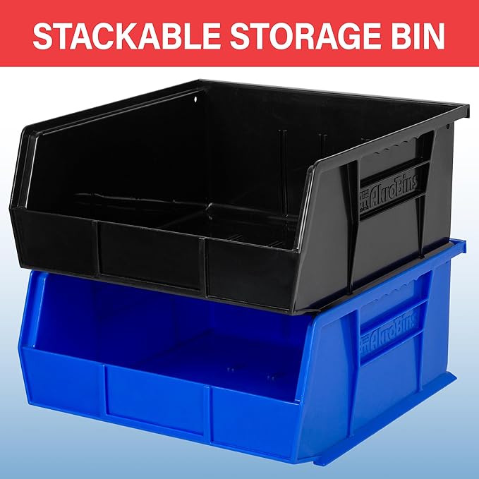 Akro-Mils 30235 AkroBins Plastic Storage Bins, Space-Saving Stackable Bins - Image 4