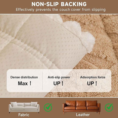 OTOB Couch Cover for Dogs Washable Pet Friendly, Non Slip Plush Funny Fuzzy - Image 5