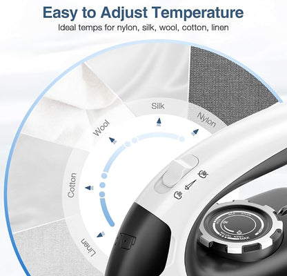 Sundu Mini Travel Iron with Steam, 1000W Portable Non-Stick Soleplate Steam - Image 6