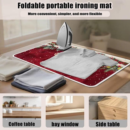 Ironing Mat Christmas Portable Iron Pad Magnetic Cover and Padding - Image 6