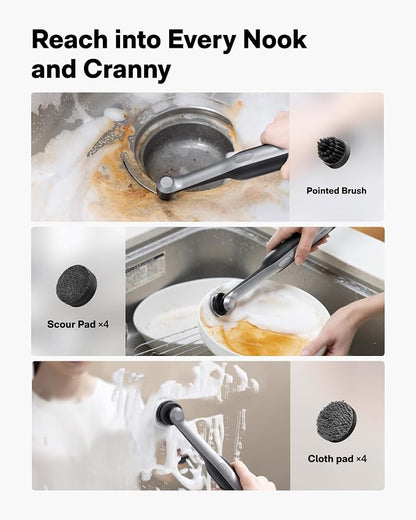 HOTO Wand™ Cordless Spin Scrubber, Electric Rechargeble Grout Cleaning Brush - Image 4