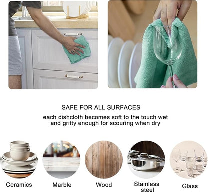 kimteny Kitchen Cloth Dish Towels, 13x28 Inches Premium Dishcloths, Super - Image 3