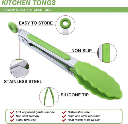 MSY BIGSUNNY Kitchen Food Tongs - Image 6
