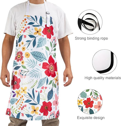 8 Pcs Kitchen Stuff Accessories Include 5 Cute Wooden Spoons & 1 Floral Kitchen - Image 5
