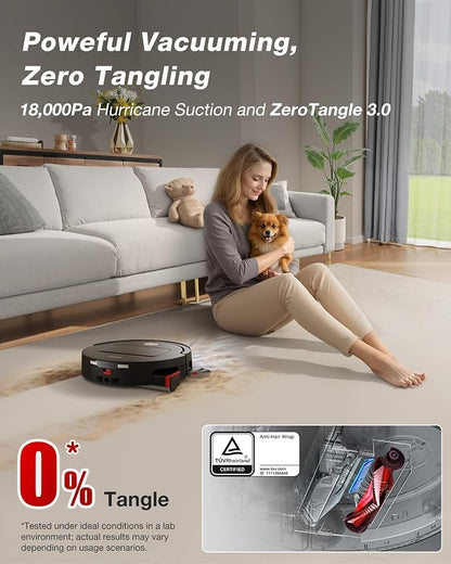 Yeedi M14 Plus Robot Vacuum and Mop, 000Pa Suction, OZMO Roller Instant - Image 5