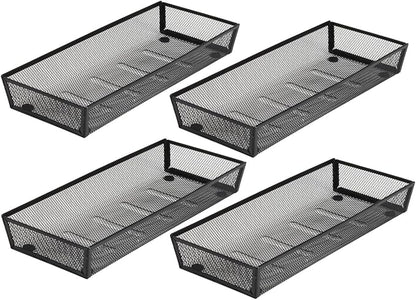 BYCY Silverware Drawer Organizer, Mesh Utensil Organizer by BYCY