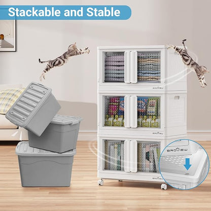 BROVIEW 400Qt Stackable Storage Bins - Image 8