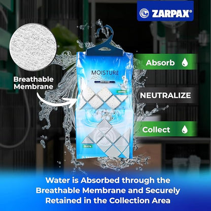 Hanging Moisture Absorber Fresh Cotton 10.6 oz/300g | Moisture Absorbing Bags - Image 4