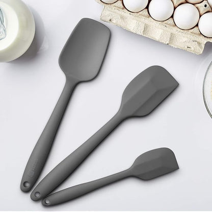 Silicone Spatula 3‑Piece Set Heat Resistant 600°F Non‑Stick Rubber Spatulas - Image 4