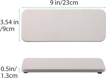 NiuYichee 2 Pcs Water Absorbing Stone Trays, Kitchen/Bathroom Sink Soap Dish - Image 3