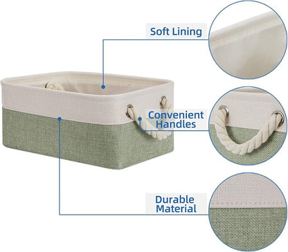 Temary Small Storage Baskets Small Fabric Bins - Image 3
