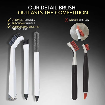 Small Cleaning Brush Set 3pcs—Crevice Brushes - Image 7