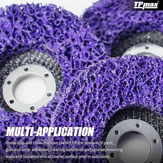 4 inch Stripping Discs Rust Remover Discs Remove Paint and Oxidation 5/8 inch - Image 6